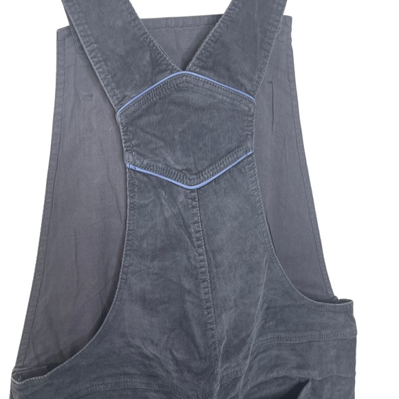 Zadig & Voltaire Corduroy Overalls Eagle‎ Embroidery Dark Grey Women's - Picture 8 of 12